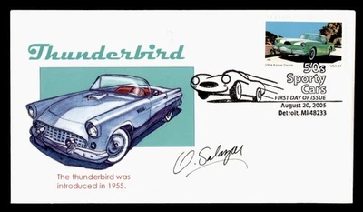 DR WHO 2005 FDC CLASSIC SPORTY CARS KAISER DARRIN CACHET SIGNED M60512 - Image 1 of 2