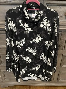 Lularoe Elsa Boxy Long Sleeve Turtle Neck Retail $46 - Bild 1 von 5