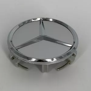 75 mm Silver Wheel Centre Cap for Mercedes-Benz fits E-Class W211 W204 W205 W203 - Picture 1 of 5