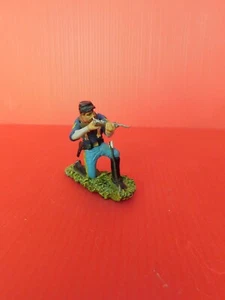 Black Hawk Toys Soldiers Bh0119 Kneeling US Cavalryman Shooting Carbine - Picture 1 of 6