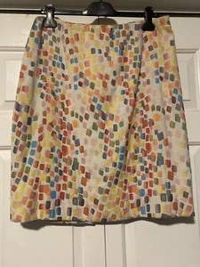 Lourdes Chavez Skirt S/M Abstract Color Art - Picture 1 of 7