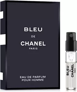 Chanel Bleu De Chanel Eau De Parfum EDP Sample Spray For Men .05 OZ | 1.5 ML - Picture 1 of 1