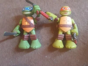 💥Teenage Mutant Ninja Turtles 2014 Viacom Playmates x2 Personaggi 6" - TB - Foto 1 di 1