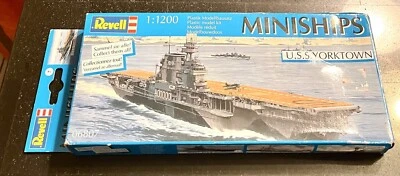 🏁 REVELL Vintage 1996 MINISHIPS Model Warship U.S.S. YORKTOWN 1:1200 🏁 - Image 1 of 4