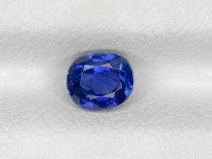 GIA IGI Certified CAMBODIA Blue Sapphire 0.65 Cts Natural Untreated Oval - Picture 1 of 10
