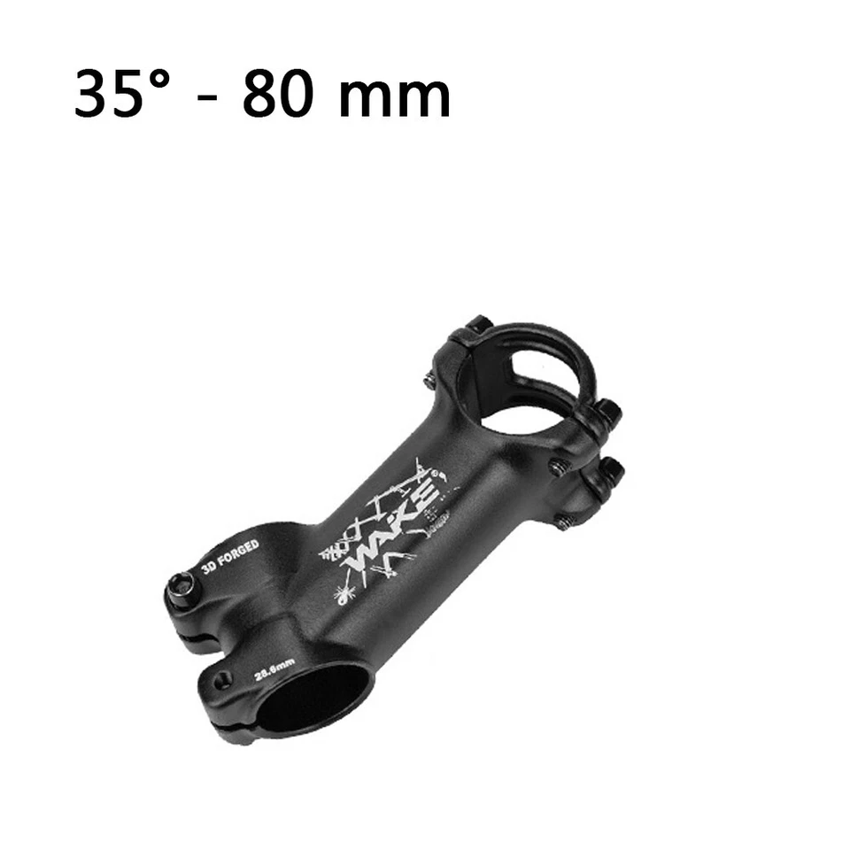 WAKE Bike Stems 31.8mm MTB Bicycle Handlebar Stem 35 Degree 80mm - Image 1 of 1