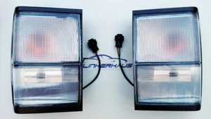 RANGE ROVER CLASSIC 1970-1996 OVERFINCH CLEAR EURO TURN SIGNALS CORNER LIGHTS - Picture 1 of 5