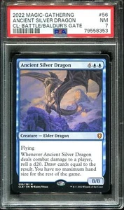 Ancient Silver Dragon PSA 7 Baldur's Gate CLB MTG NM 56 - Picture 1 of 2