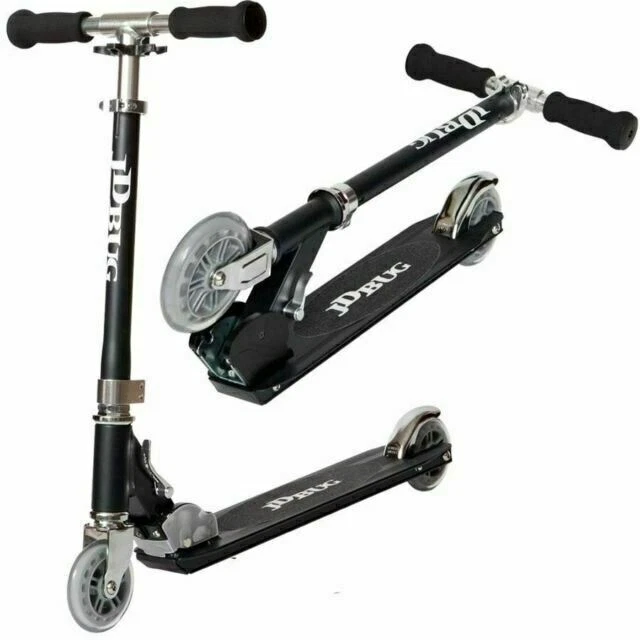 JD Bug MS 100 Junior Street Folding Scooter - Black