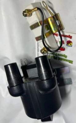 Classic Fiat 500 126 Dry Ignition Coil & Ballast Resistor 12 Volt Kit New - Image 1 of 4