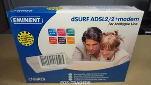 EMINENT EM4206 DSURF ANNEX A ADSL2+ Router modem 4-Ports 10/100 NEW NEU NUOVO - Photo 1/2