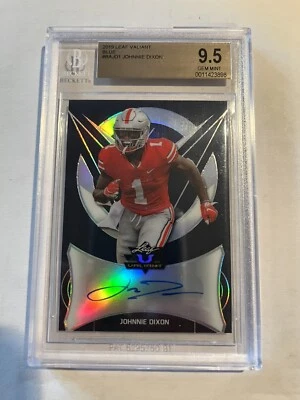 2019 Leaf Valiant - Blue #BA-JD1 Johnnie Dixon Auto /25 BGS 9.5 NICE!! - Image 1 of 2