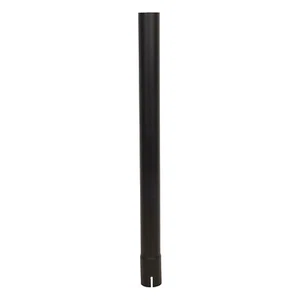 Straight End Pipe Exhaust Stack - 1-3/4" x 24" Straight Black UNIVERSAL - Picture 1 of 7