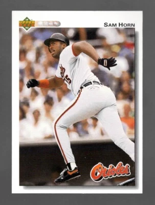 1992 Upper Deck #338 Sam Horn Near mint or better - Image 1 of 2