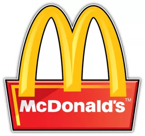 McDonald's Sticker Car Bumper Decal - 3'' or 5'' - Picture 1 of 1