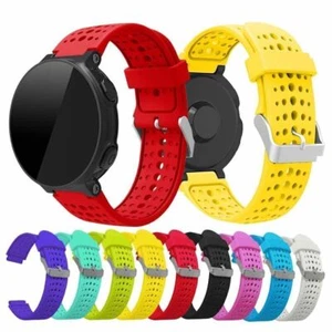 Correa de reloj de silicona para Garmin Forerunner 220 230 235 630 735XT 620 GPS - Imagen 1 de 16