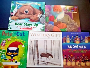 Lot of 5 HC Christmas Picture Books, Very Nice Condition (Lot #6) - Picture 1 of 6