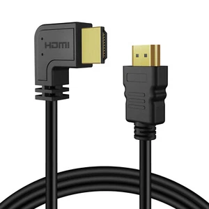 Cable HDMI de ángulo recto (15 pies) Cable HDMI 2.0 de alta velocidad compatible con 4K60hz HDR 10 - Imagen 1 de 8