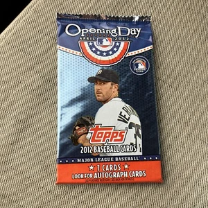 New Topps Opening Day 2012 Baseball Cards (1 Pack) - Possible Mike Trout - Picture 1 of 4