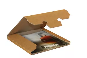 20 St. 1-6 St. Vinyl Single Karton, 185x185x12 mm, starker Kraftliner, 7 Zoll - Bild 1 von 5