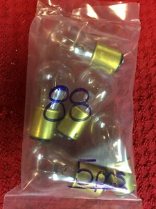 88 LAMPS BAYONET BASE 13 watts S8 Bulb Base BA15D Voltage 5PCS - Picture 1 of 1