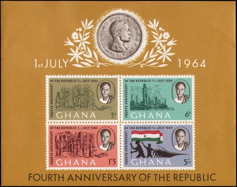 Ghana #170a MNH s/s Cover