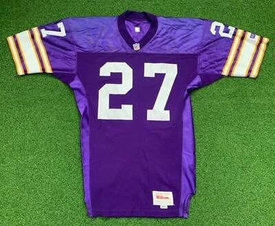Camiseta de fútbol americano usada vintage de los Minnesota Vikings Anthony Parker usada certificado de autenticidad Foto 1 de 4