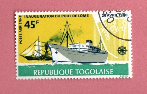 REP TOGO USED SHIP STAMP Cover