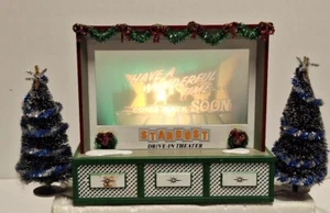 Department 56 Original Snow Village Stardust Drive In Theater #55064 Retired - Picture 1 of 15