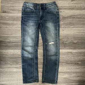 Hudson Jeans Mädchen Größe 6 Distressed weich Denim dünn verstellbare Taille EUC - Bild 1 von 8