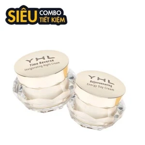 YHL Rejuvenating Energy Day & Time Reverse Night Cream Kem Kim Cuong 2 Item Set - Picture 1 of 4