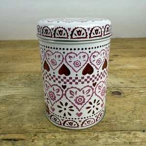 Emma Bridgewater Sampler Corazones Almacenamiento Lata Caddie Bote 6" x 4" - Imagen 1 de 4