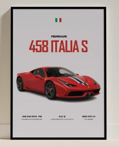 Ferrari 458 Italia S Poster - Picture 1 of 4