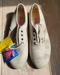 Hanes Shoes Womens 8 M Linen Canvas Classic Casual Slip On - Picture 1 of 5