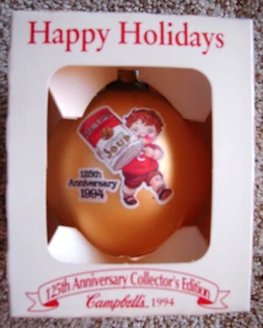 CAMPBELL'S CHRISTMAS TREE ORNAMENT - 1994 125TH ANNIVERSARY COLLECTORS EDITION - Picture 1 of 4