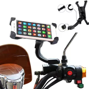 SUPPORTO PORTA CELLULARE PER MOTO SCOOTER BIKE SNODABILE UNIVERSALE SMARTPHONE - Foto 1 di 10