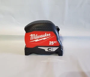 Milwaukee 25' Magnetic English Tape Measure, 48-22-1025, Lot of 1 - Picture 1 of 6