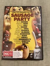 Sausage Party DVD Region 2 4 and 5 Seth Rogen Jonah Hill Comedy Free Postage