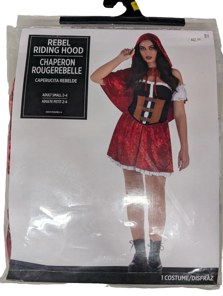 Disfraz de Caperucita Roja y Blanca Rebelde Halloween/Pequeño 2-4 Foto 1 de 1