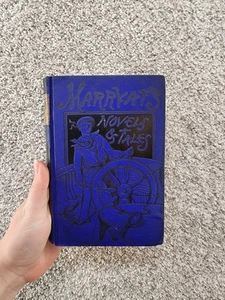 VTG Book Marryat's Novels & Tales Jacob Faithful, Percival Keene Yellowing Pages - Picture 1 of 15