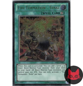 Yugioh Fire Formation - Tenki AP03-EN003 Ultimate Rare LP - Picture 1 of 2