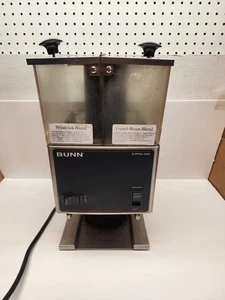 BUNN Coffee Grinder Low Profile Dual Hopper Stainless Commercial LPG-2E Video - Picture 1 of 10