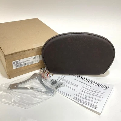 NEW Genuine Harley 97&UP Touring Brown Passenger Backrest Sissybar Pad 52300141A - Image 1 of 4