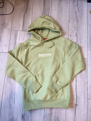 Suprême Box Logo Sweat-shirt À Capuche Sage - Photo 1/4