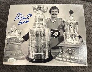 Bernie Parent Signed Philadelphia Flyers 8x10 Photo JSA COA - Picture 1 of 1