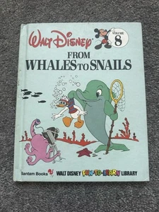 Vintage Walt Disney Fun-To-Learn Bibliothek Buch "Von Walen zu Schnecken" 1983 - Bild 1 von 4