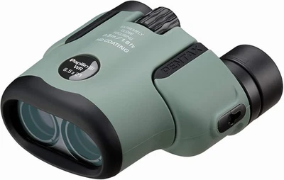 RICOH Pentax Papilio III 6.5x21 WR Olive Binocular Compact Close-Focus Model - Image 1 of 4