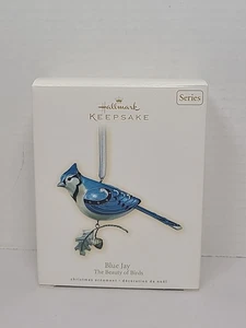 Hallmark QX7169 2007 Beauty of Birds Blue Jay Ornament - Picture 1 of 3
