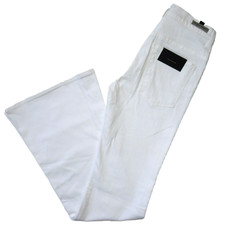 NWT Citizens of Humanity Chloe in Powder White Super Flare Stretch Jeans 27 x 35