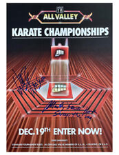 A3 Karate Kid Poster Signed by William Zabka & Martin Kove 100% Authentic + COA